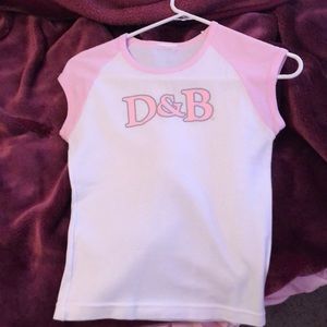 D&B Y2K baby tee